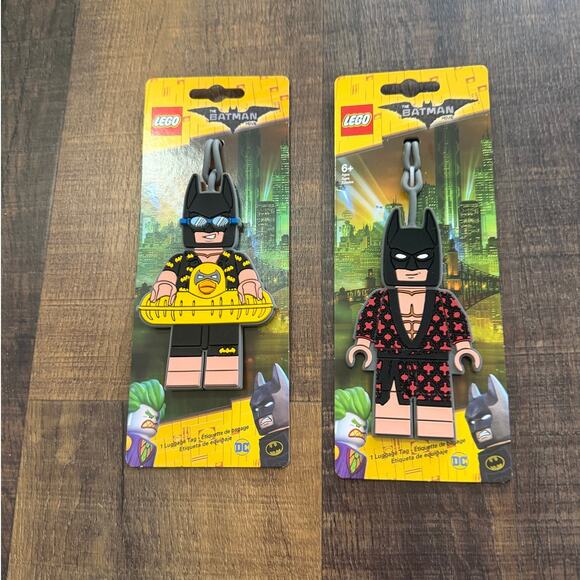 LEGO Batman Movie Luggage Tags – Set of 2 (New on Card) - Picture 1 of 7